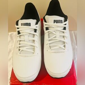 Puma- Super Levitate White and Black Sneakers